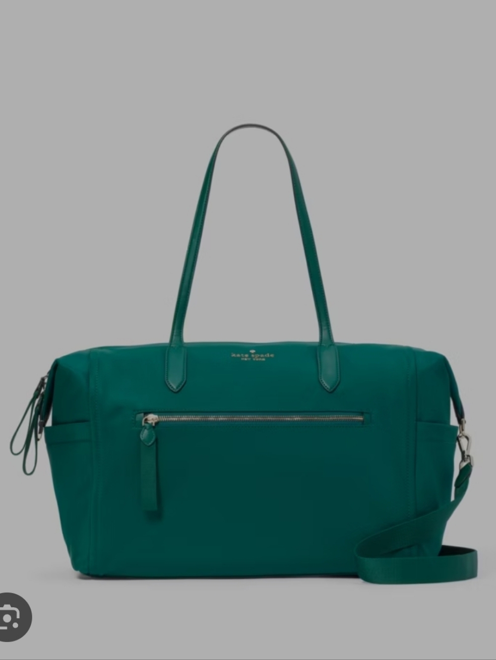 Kate Spade Chelsea Weekender Deep Jade Green